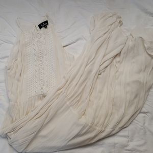 Cream maxi dress